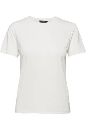 Soaked in Luxury Slcolumbine Crew-Neck T-Shirt Ss White