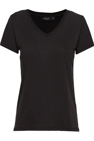 Soaked in Luxury Slcolumbine V-Neck Ss Black