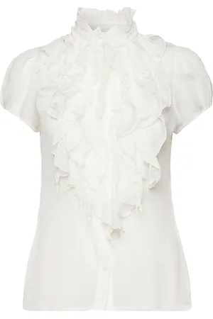 Saint Tropez Liljasz Crinkle Ss Shirt White