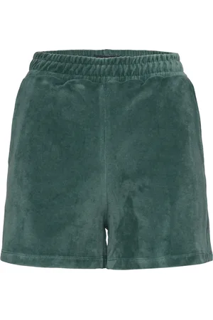 Lexington Andy Organic Cotton Velour Shorts Green