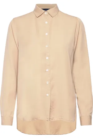 Lexington Sanna Lyocell Shirt Beige