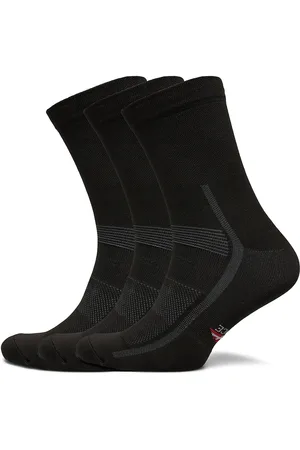 DANISH ENDURANCE Cycling Regular Socks 3-Pack Black