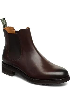 Ralph Lauren Bryson Leather Chelsea Boot Brown