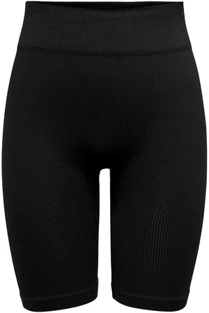 ONLY Onpjaia Life Hw Seam Long Shorts Noos Black