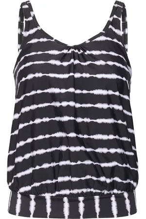 Wiki Tankini Top Black