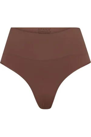 Spanx Ecocare Seamless Shaping Thong Brown