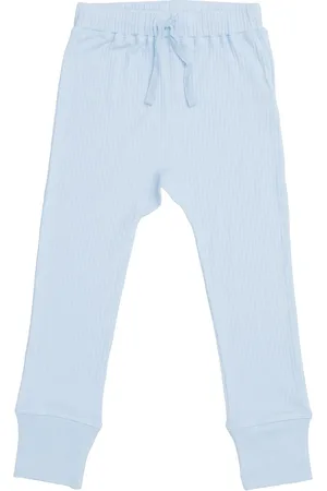 Copenhagen Colors Baggy Rib Jersey Leggings Blue