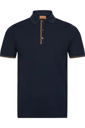 MOS MOSH Gallery Mmgharvey Polo Ss Tee Navy