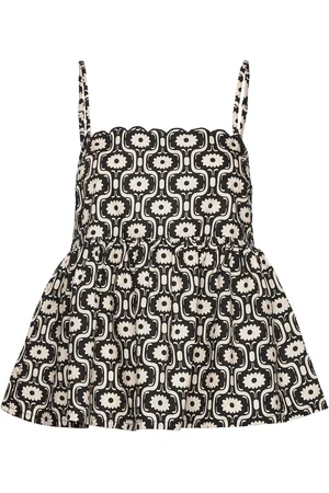 Modstrom Coramd Print Top Black