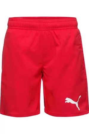 PUMA Boys Mid Shorts 1P Red