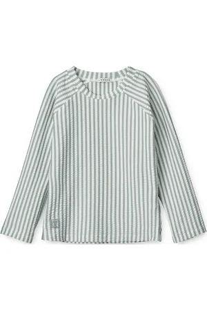 Liewood Noah Seersucker Swim Tee Green