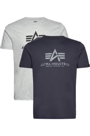 Alpha Industries Basic T 2 Pack Navy