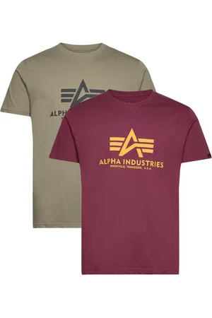 Alpha Industries Basic T 2 Pack Burgundy