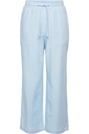 Grunt Grcamille Linen Pants Blue