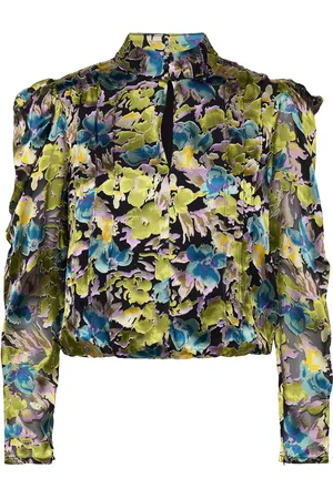 Gestuz Floriagz Blouse Green