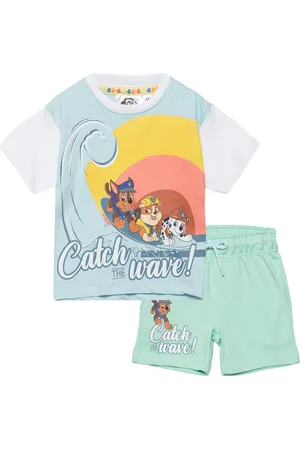 Paw Patrol T Shirt + Short Patterned
