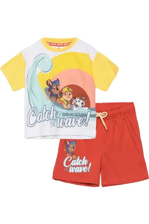 Paw Patrol T Shirt + Short Patterned