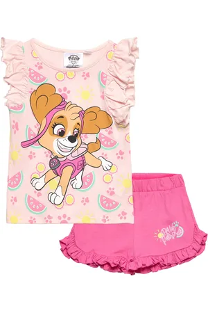 Paw Patrol Tshirt & Short Pink