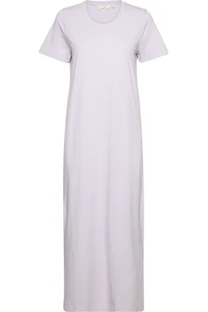 Basicapparel Rebekka Dress Gots Purple
