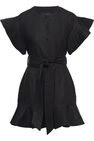 Ella&il Fia Linen Dress Black