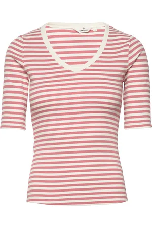 Basicapparel Ludmilla Ss Tee Gots Red
