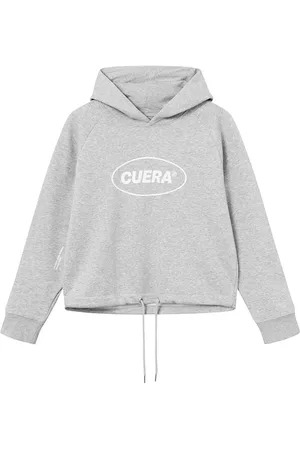 Cuera Cropped Merch Hoodie Grey