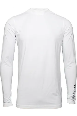 Backtee Mens First Skin Round Neck White