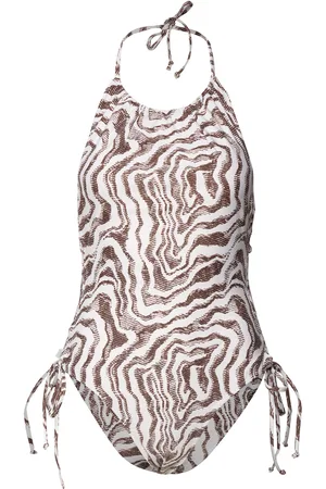 Ganni Recycled Printed Brown