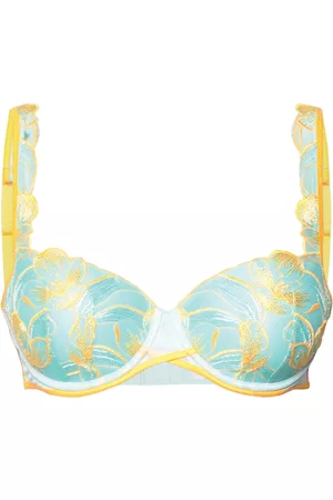 Marie Jo Kvinder Balconette BH - Georgia Padded Balcony Bra Blue