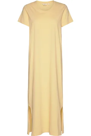 Basicapparel Rebekka Dress Gots Yellow