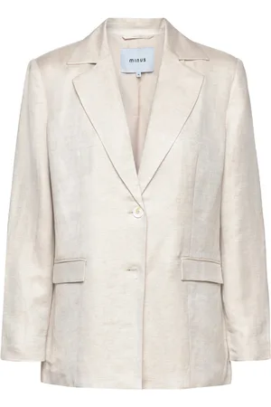 Minus Msauguste Linen Blazer 3 Grey