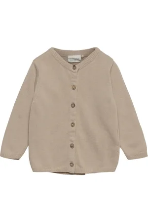 FIXONI Knitted Cardigan Beige