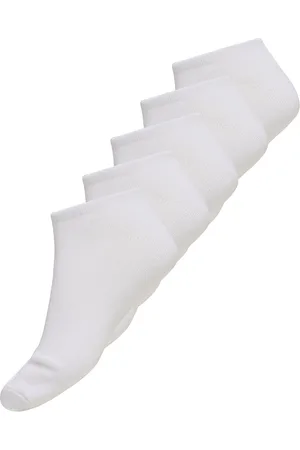 URBAN QUEST 5-Pack Men Bamboo Footie White