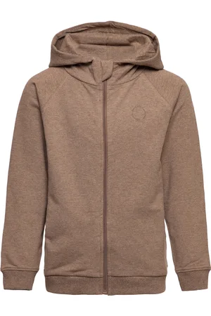 EN FANT Hoodie W. Zipper Brown