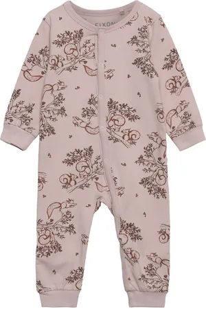 FIXONI Nightsuit W/O Feet W.aop Pink