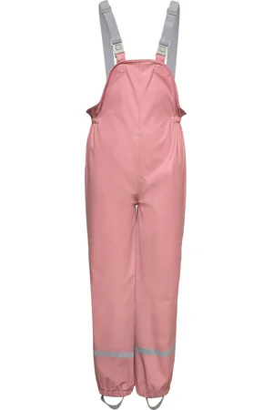 Color Kids Pants Pu W. Suspender Pink