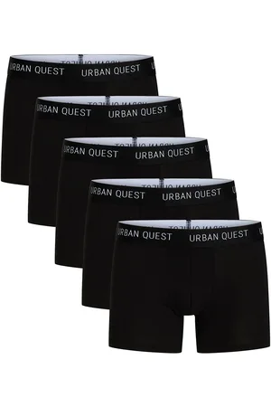 URBAN QUEST 5-Pack Men Bamboo Tights Black