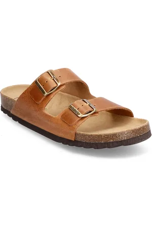 Scholl Sl Julien Leather Cognac Brown
