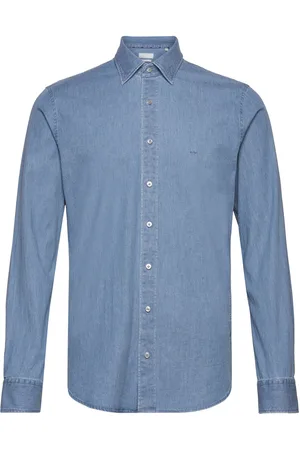 Michael Kors Real Indigo Slim Shirt Blue