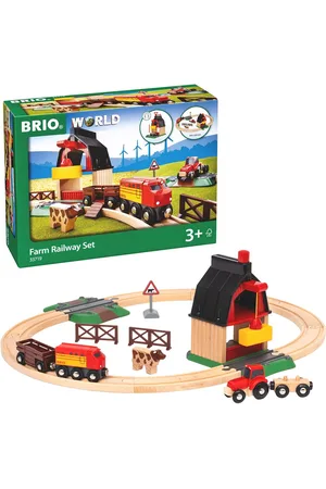 Brio 33719 Togbane, Bondegård-På-Landet, Sæt Patterned