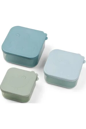 Done by Deer Snack Box Set 3 Pcs Deer Friends Blue D By Deer Blue