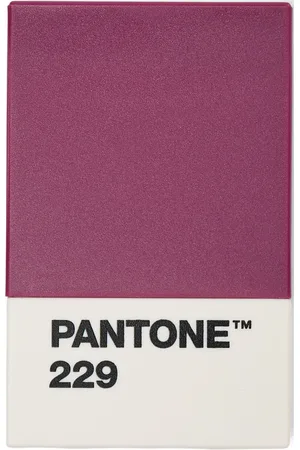 Pantone Pant Creditcard Holder In Matte And Giftbox PANT Burgundy