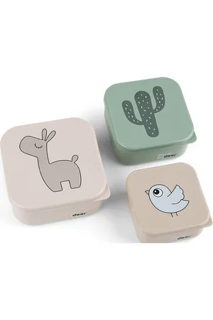 Done by Deer Snack Box Set 3 Pcs Lalee Sand Mix D By Deer Patterned
