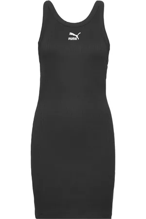 PUMA Kvinder Ærmeløse kjoler - Classics Ribbed Sleeveless Dress Black