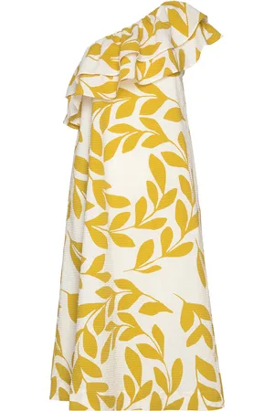 Second Female Ulivo -Shoulder Dress Yellow
