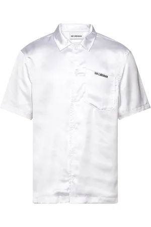 HAN Kjøbenhavn Logo Camp-Collar Shirt White
