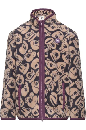 WoodWood Don Zoo Zip Fleece Junor Sweatshirt Patterned