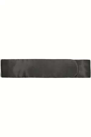 Cloud & Glow Silk Glam Band Charcoal Black