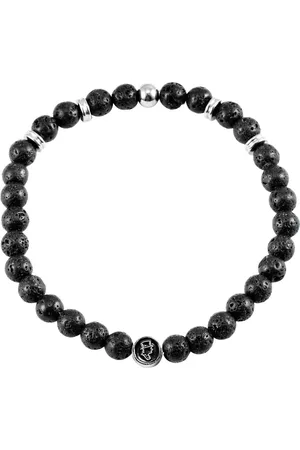 edd. Mænd Armbånd - Beads Bracelet 6Mm Black
