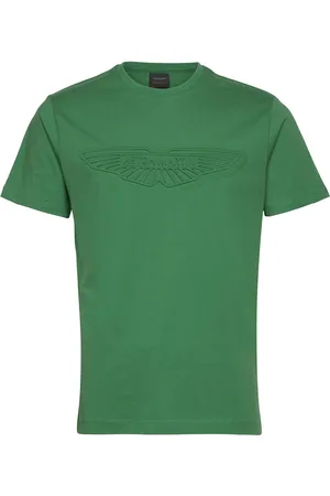 Hackett Am Emboss Tee Green